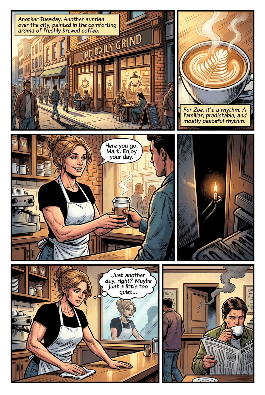 Firestarter, page 1 of 5, Superhero style
