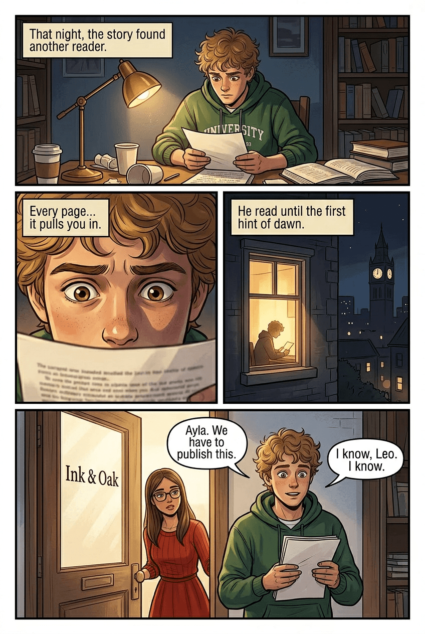 Ink & Oak, page 3 of 5, Slice of Life style