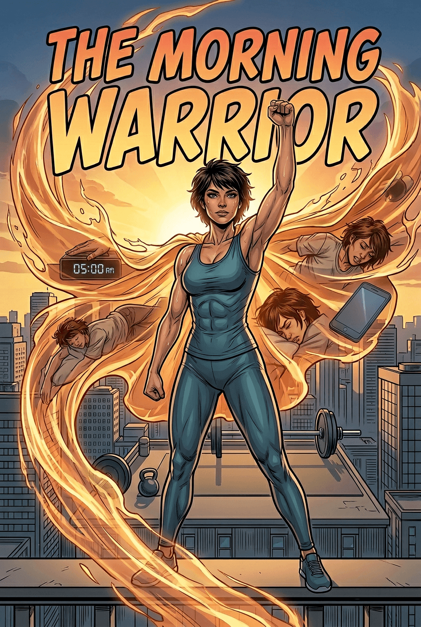 The Morning Warrior, a 5-page comic made with Comikaze