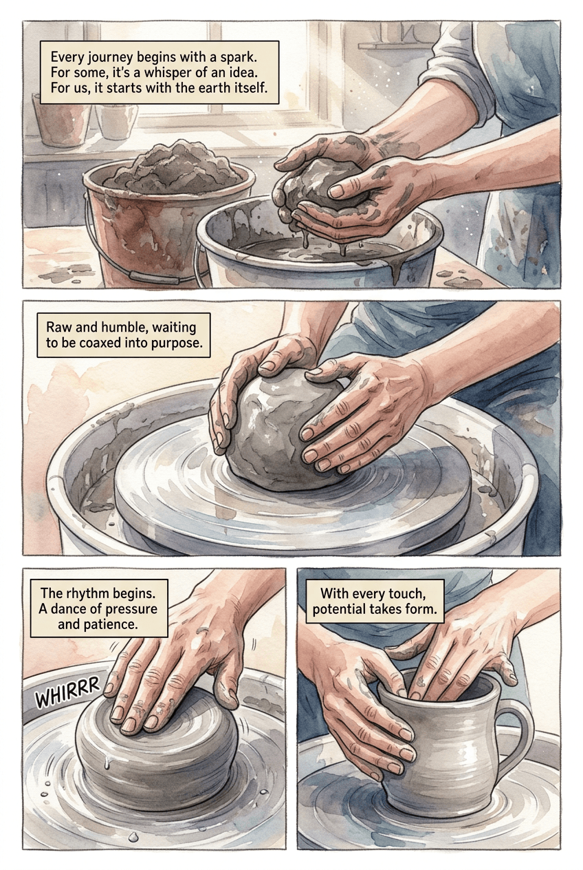 Made With Our Hands, page 1 of 5, Watercolor style