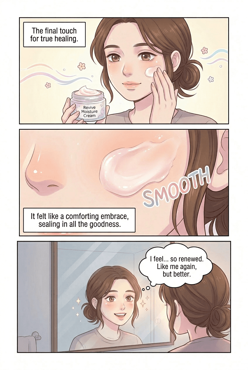 The Glow Chronicles, page 3 of 5, Webtoon style