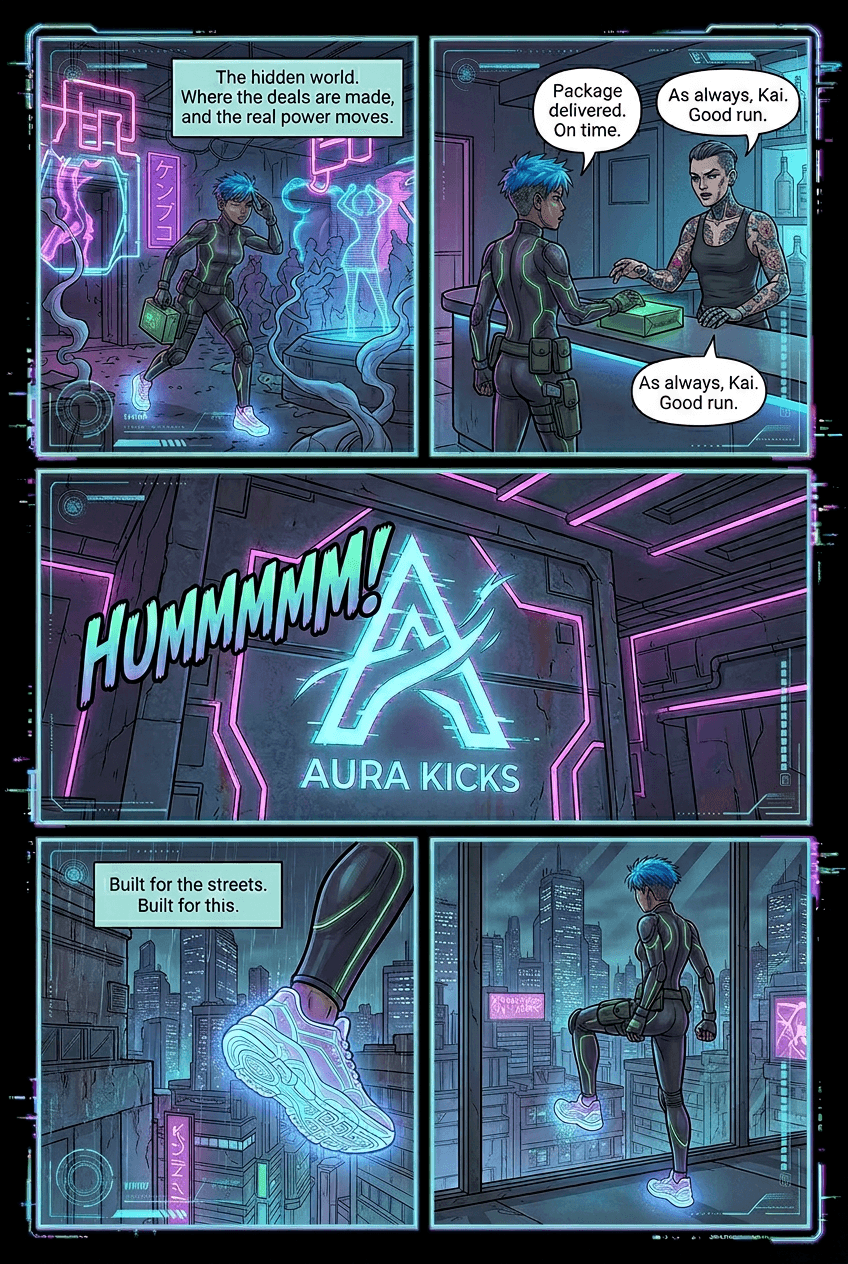 Built for the Streets, page 5 of 5, Cyberpunk style