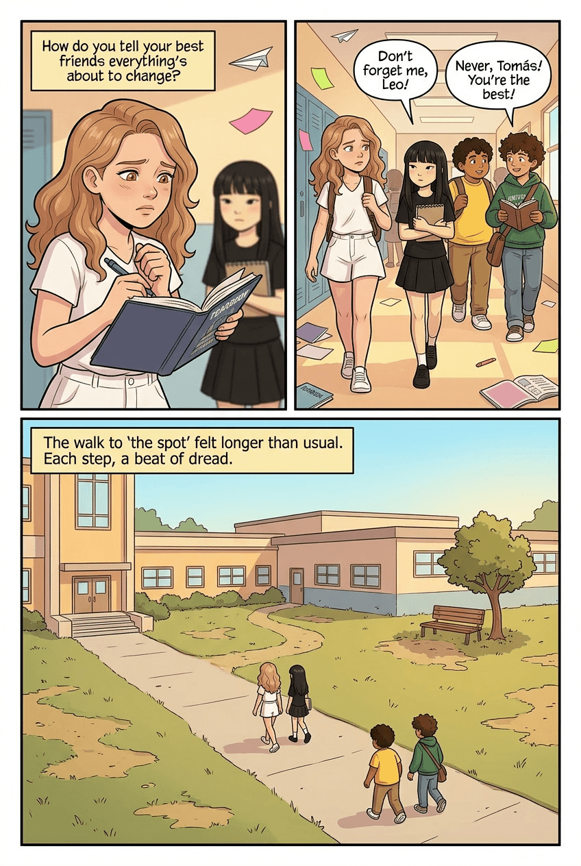 Things You Only Say on the Last Day, page 2 of 5, Slice of Life style
