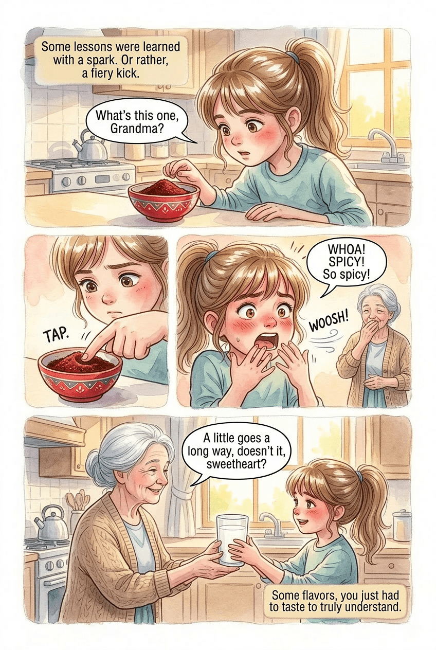 My Grandma's Kitchen, page 4 of 5, Watercolor style