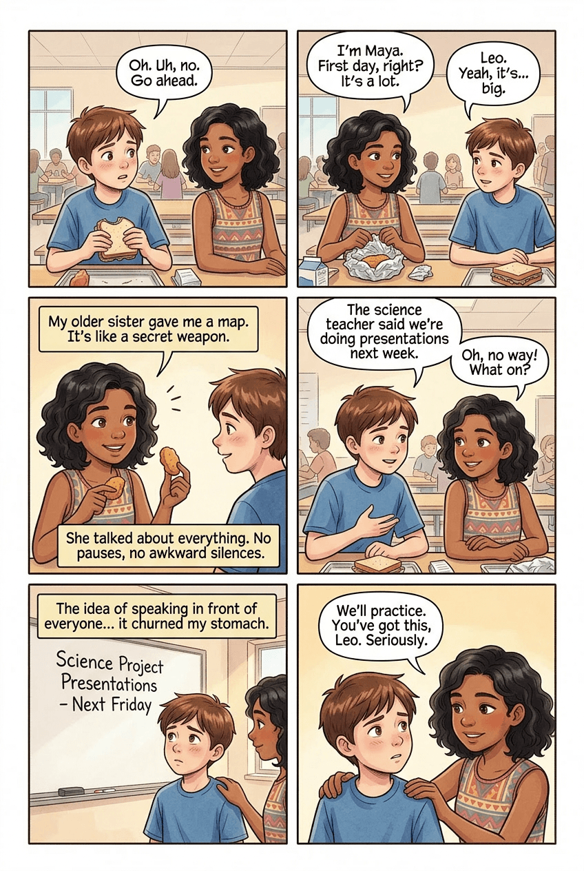 The School Year That Changed Everything, page 2 of 5, Slice of Life style