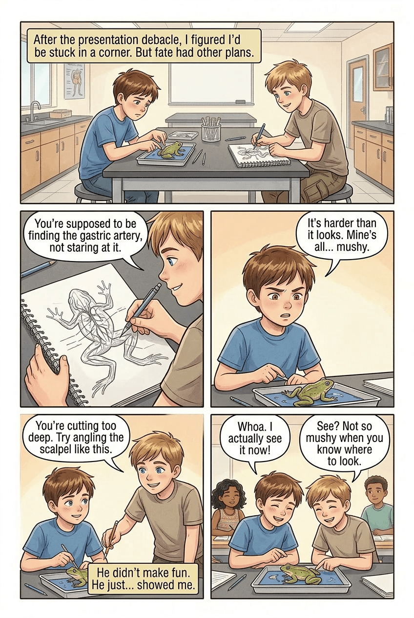 The School Year That Changed Everything, page 4 of 5, Slice of Life style