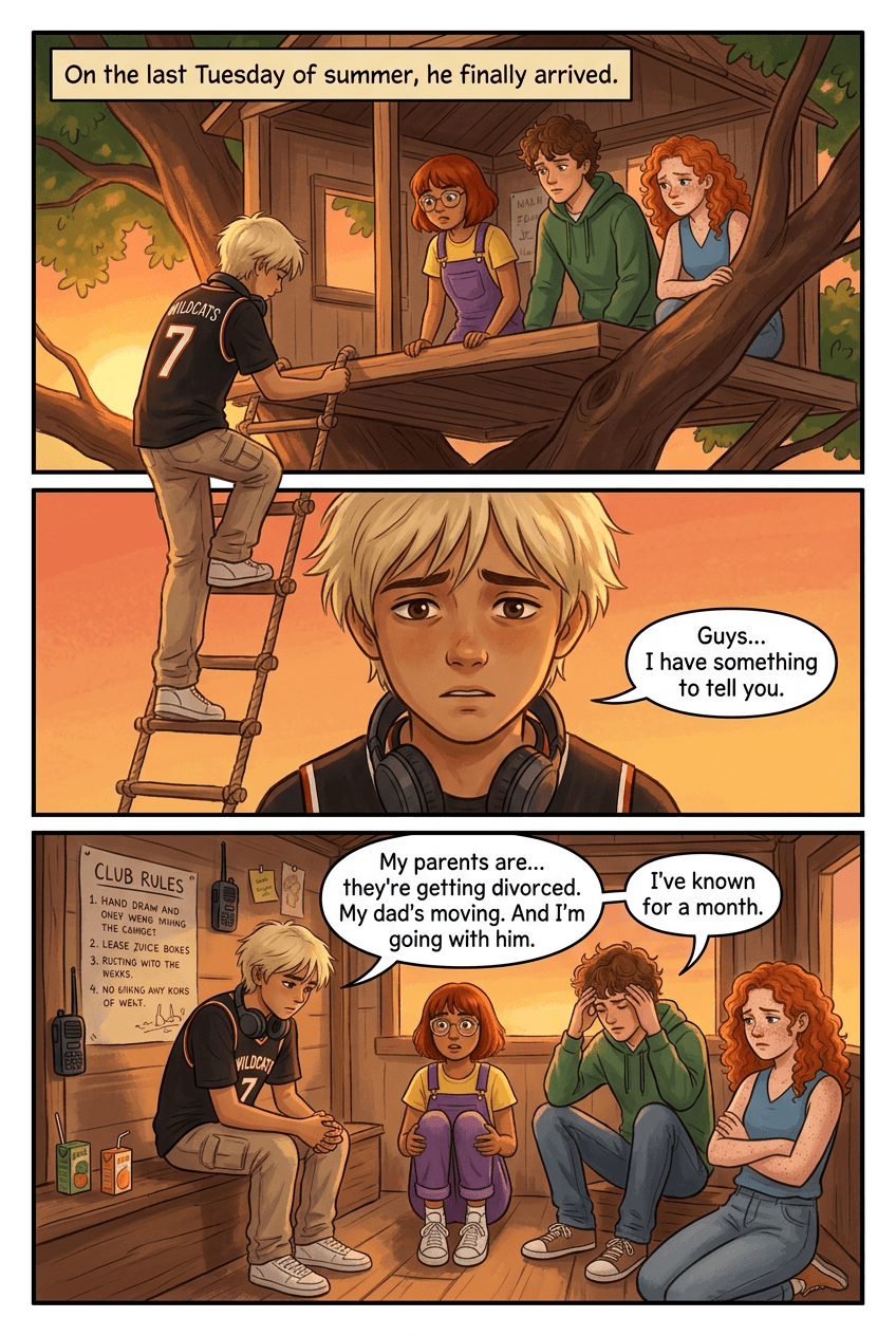 The Treehouse That Lied, page 3 of 5, Slice of Life style