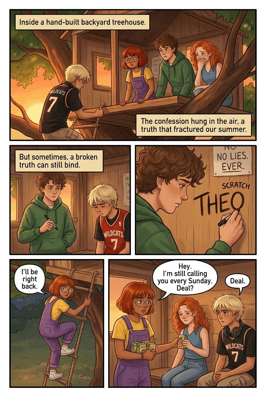The Treehouse That Lied, page 4 of 5, Slice of Life style