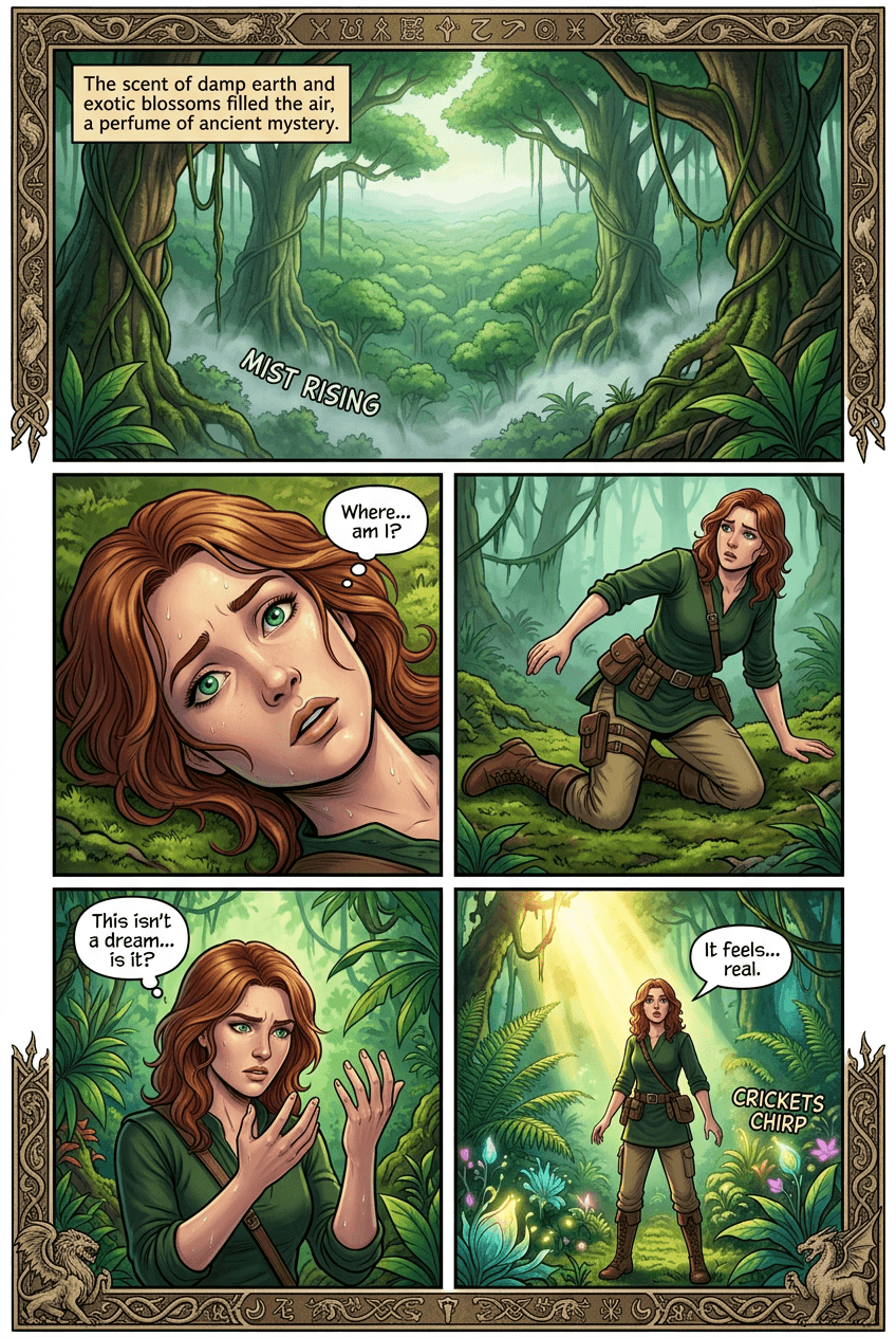 The Lost City, page 1 of 5, Fantasy Epic style
