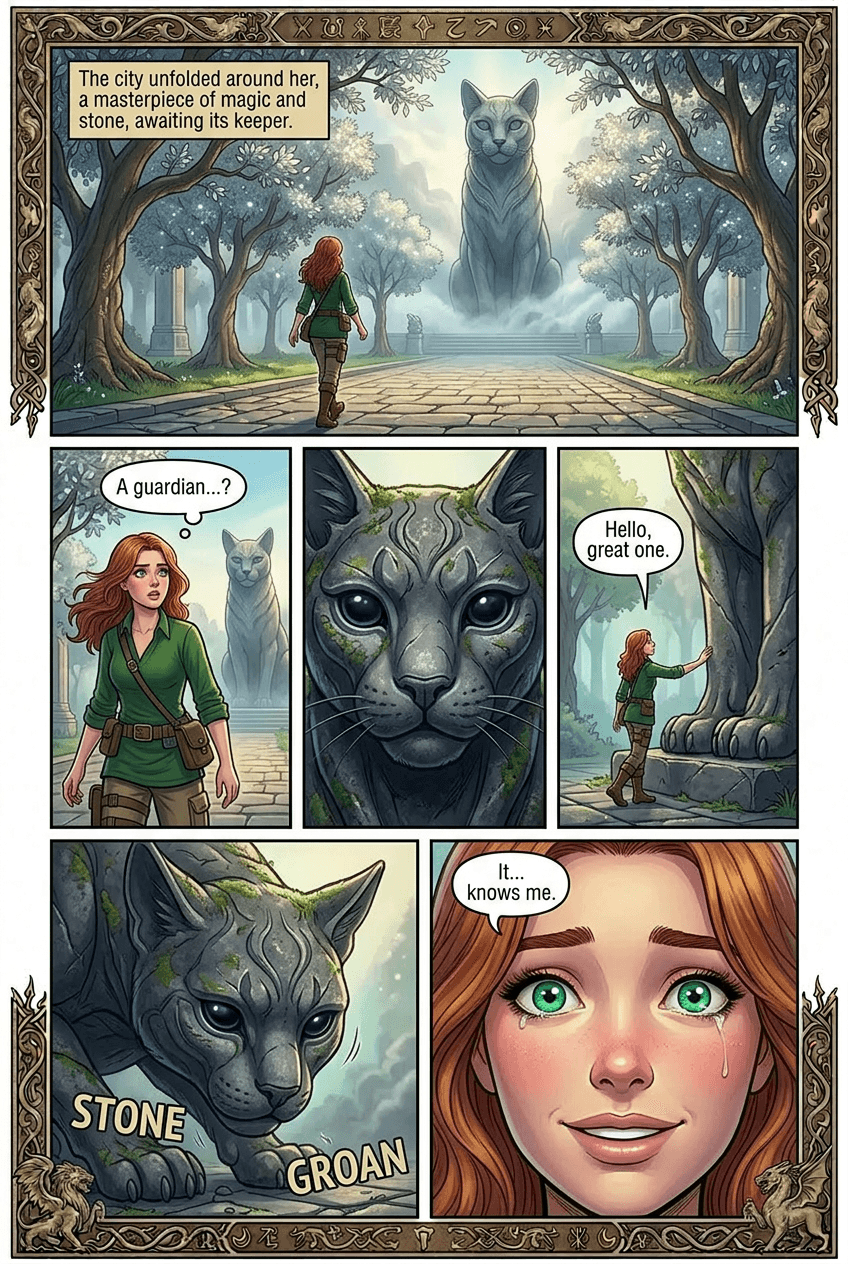 The Lost City, page 4 of 5, Fantasy Epic style