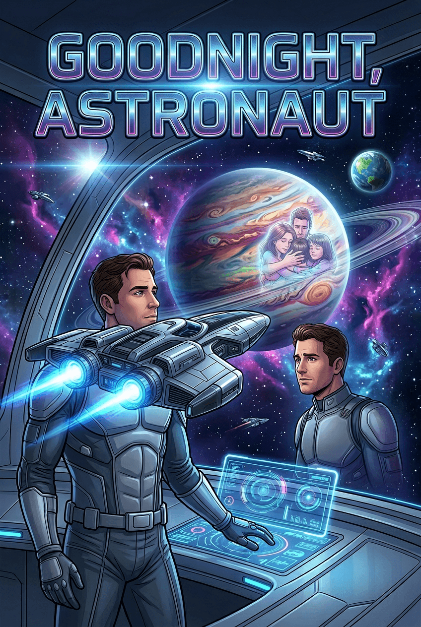 Goodnight, Astronaut, a 5-page comic made with Comikaze