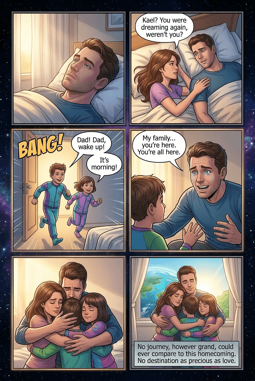 Goodnight, Astronaut, page 5 of 5, Sci-Fi Space Opera style
