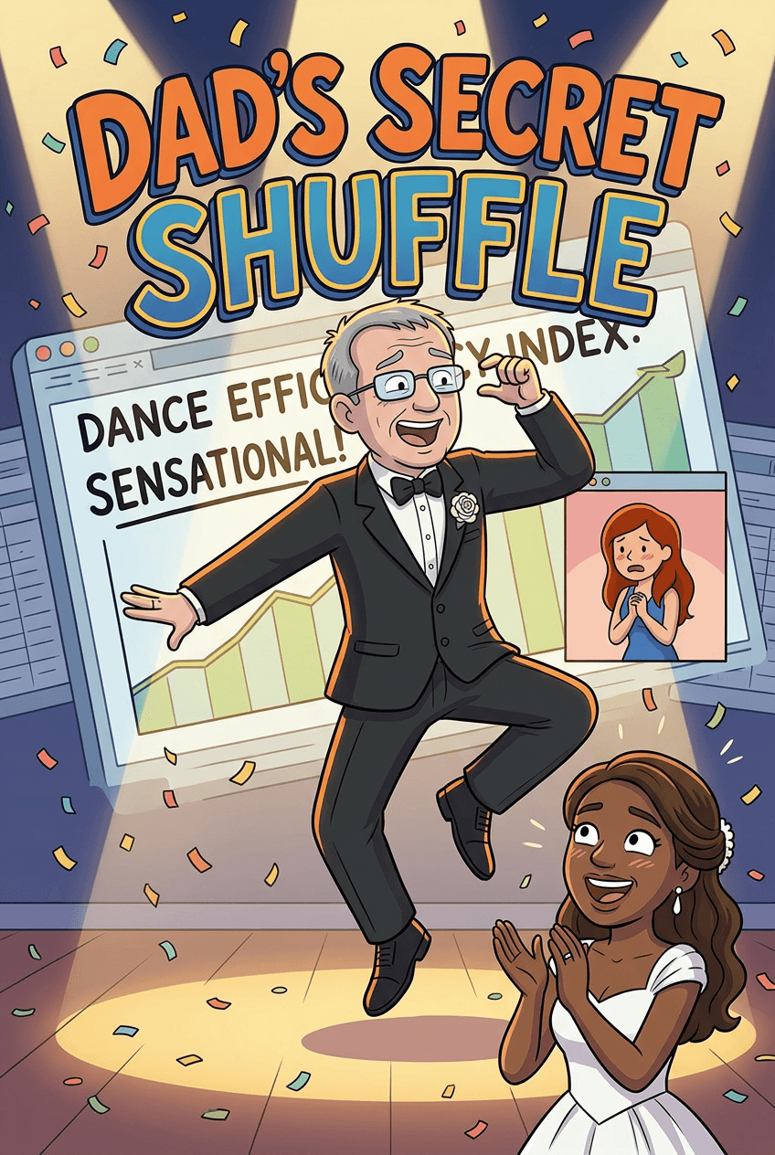 Dad's Secret Shuffle, a 10-page comic made with Comikaze