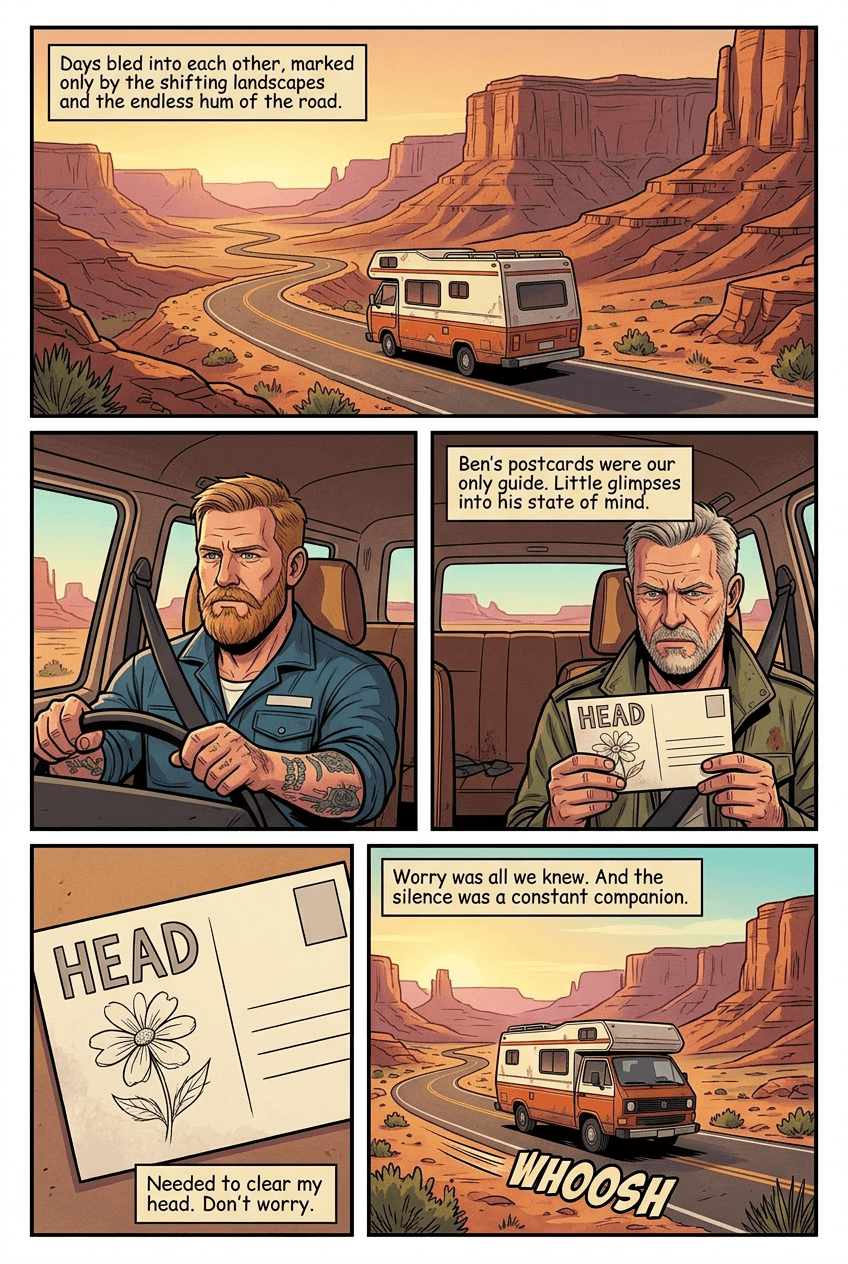 The Van, page 2 of 5, Slice of Life style