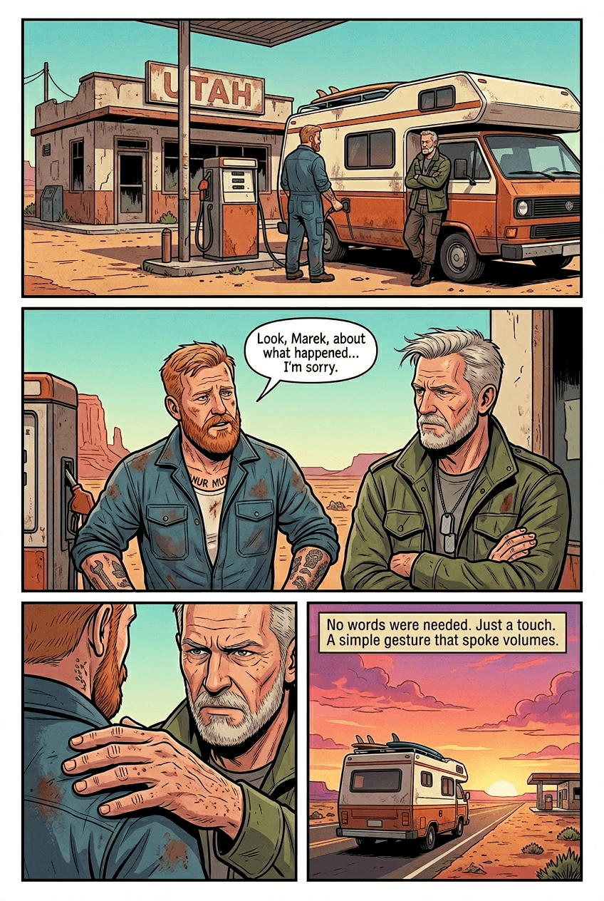 The Van, page 3 of 5, Slice of Life style