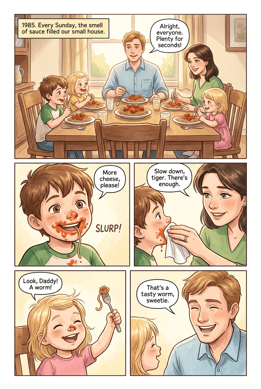 Every Sunday at Noon, page 1 of 5, Slice of Life style