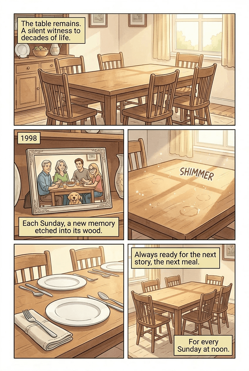 Every Sunday at Noon, page 5 of 5, Slice of Life style