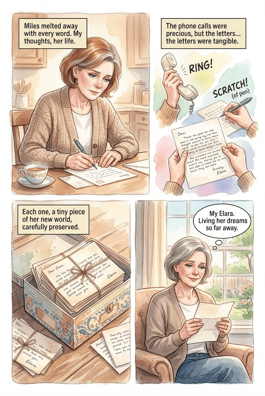 Letters From Abroad, page 2 of 5, Watercolor style