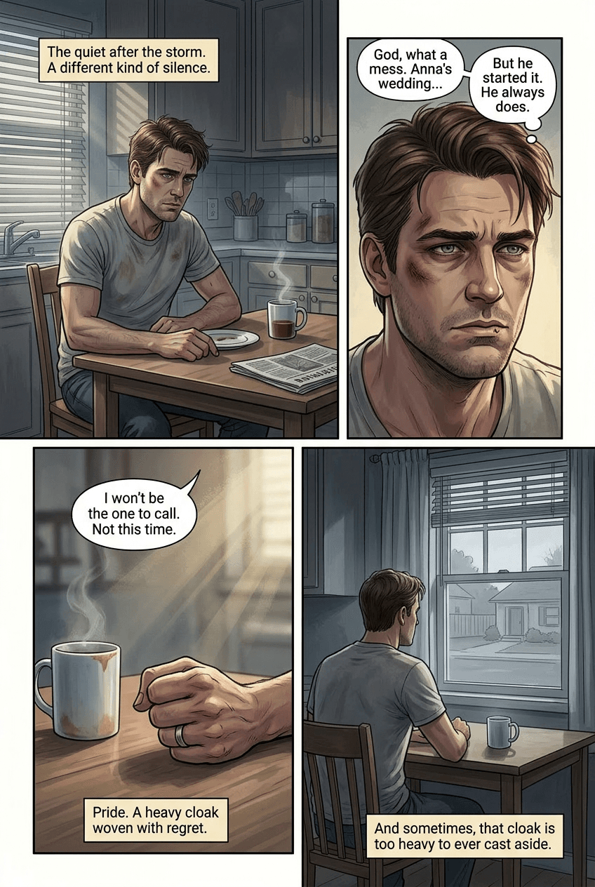 The Fight That Lasted Ten Years, page 2 of 5, Graphic Novel style