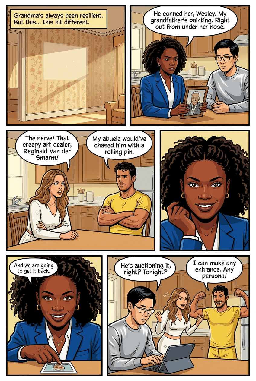 The Gala Job, page 1 of 5, GTA style