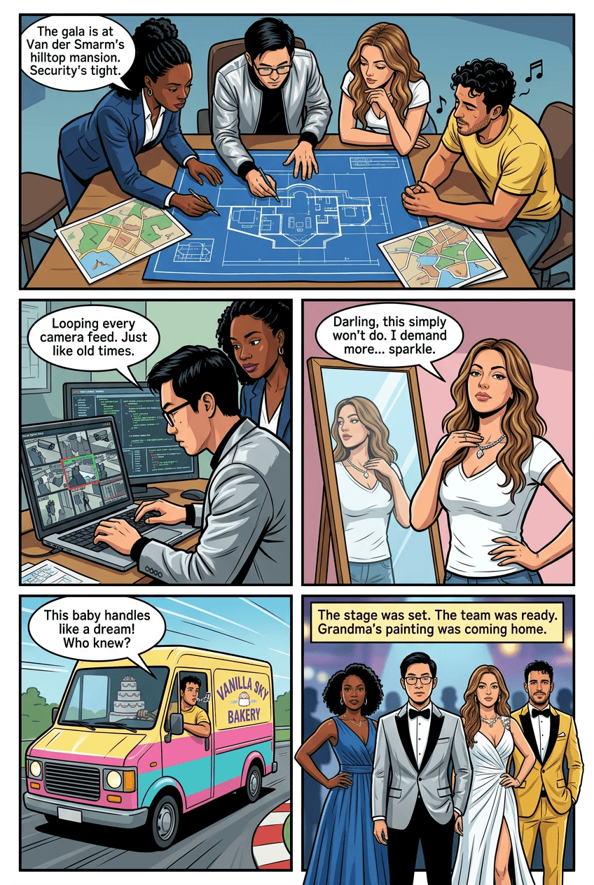 The Gala Job, page 2 of 5, GTA style