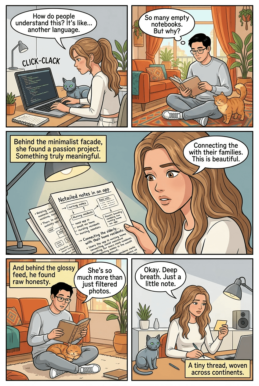 The Apartment Swap, page 2 of 5, Webtoon style