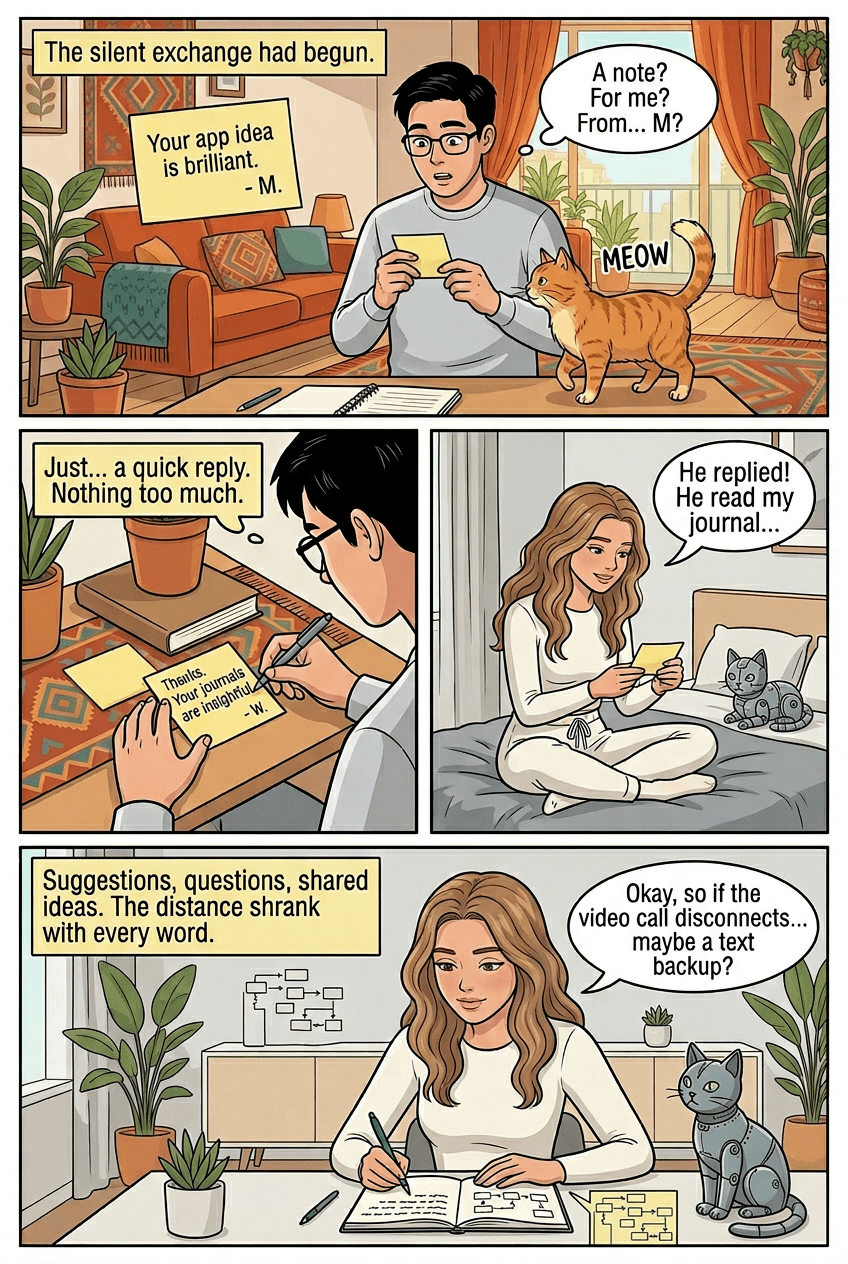 The Apartment Swap, page 3 of 5, Webtoon style