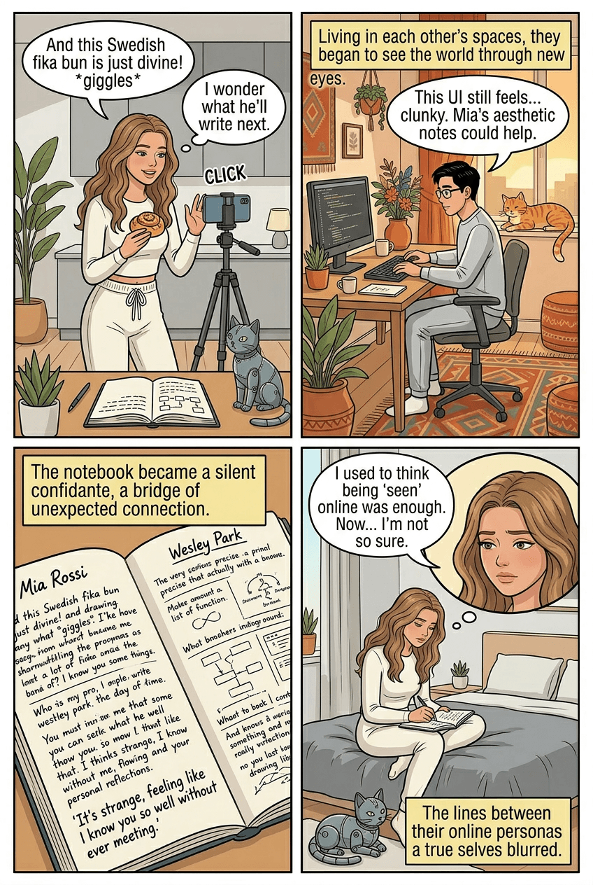 The Apartment Swap, page 4 of 5, Webtoon style