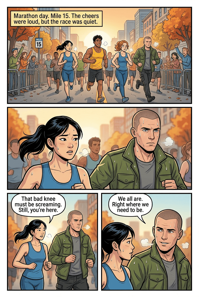 The Last Mile Club, page 3 of 5, Slice of Life style