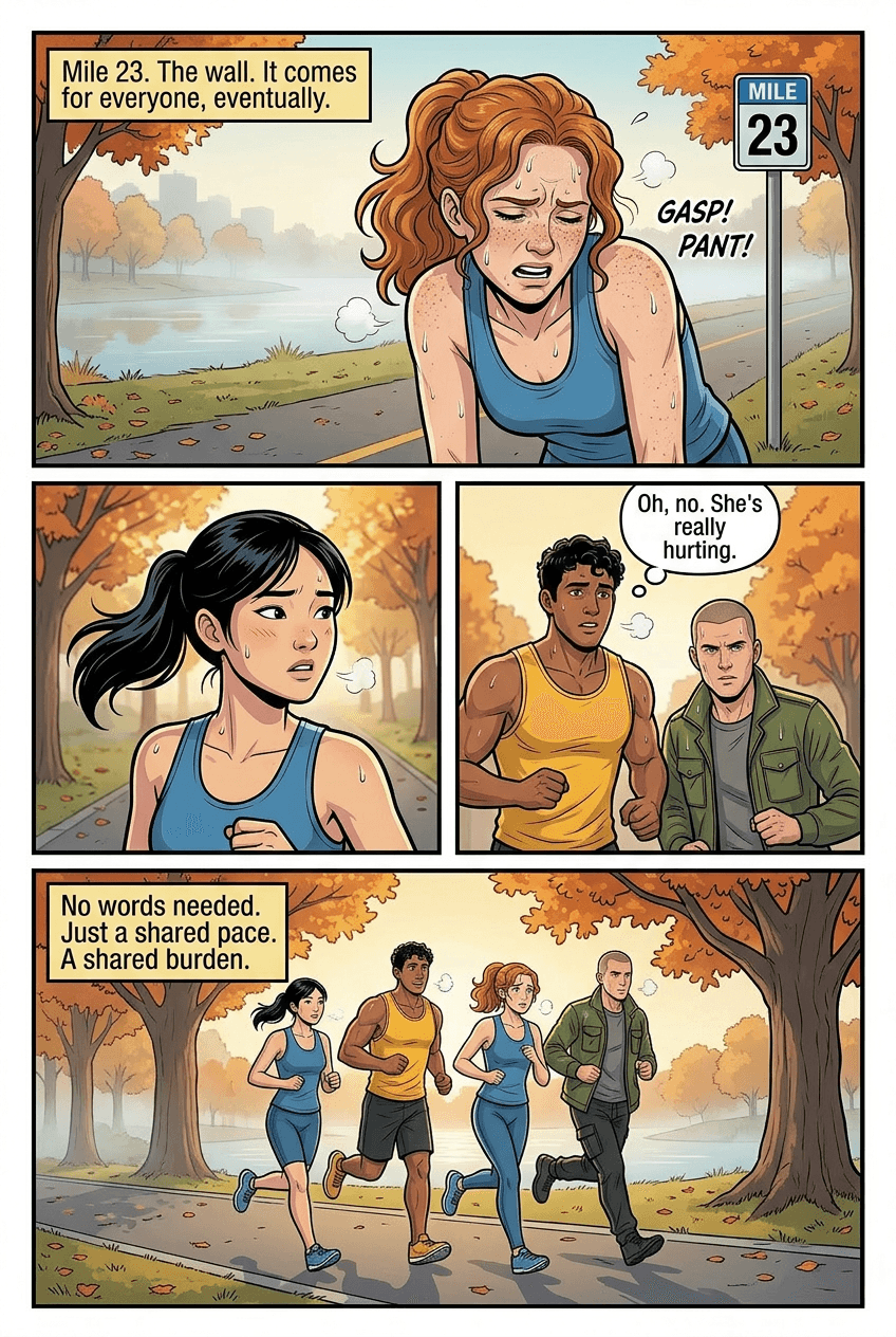 The Last Mile Club, page 4 of 5, Slice of Life style