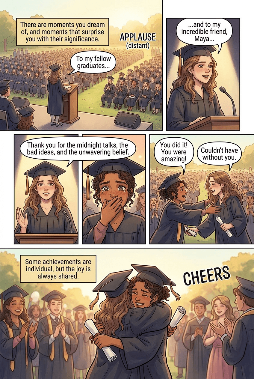 Ten Years of Friendship, page 3 of 5, Slice of Life style