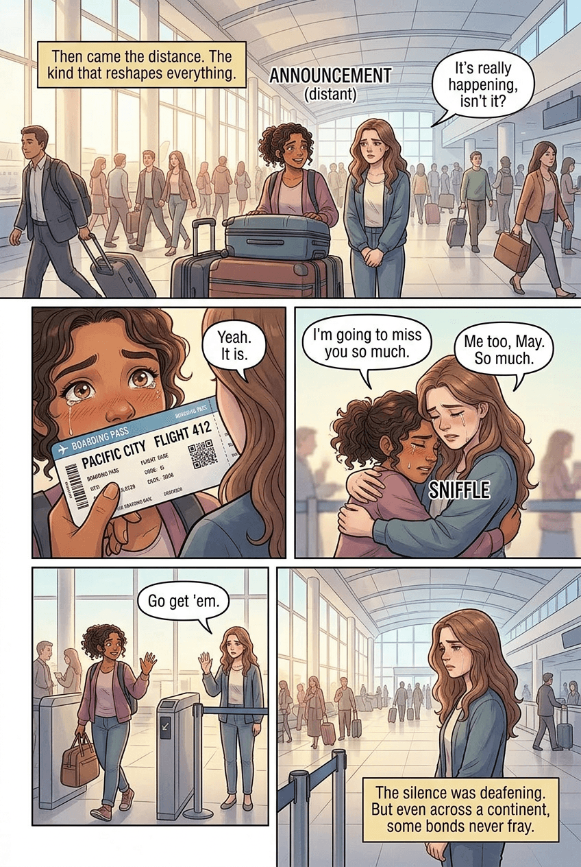 Ten Years of Friendship, page 4 of 5, Slice of Life style