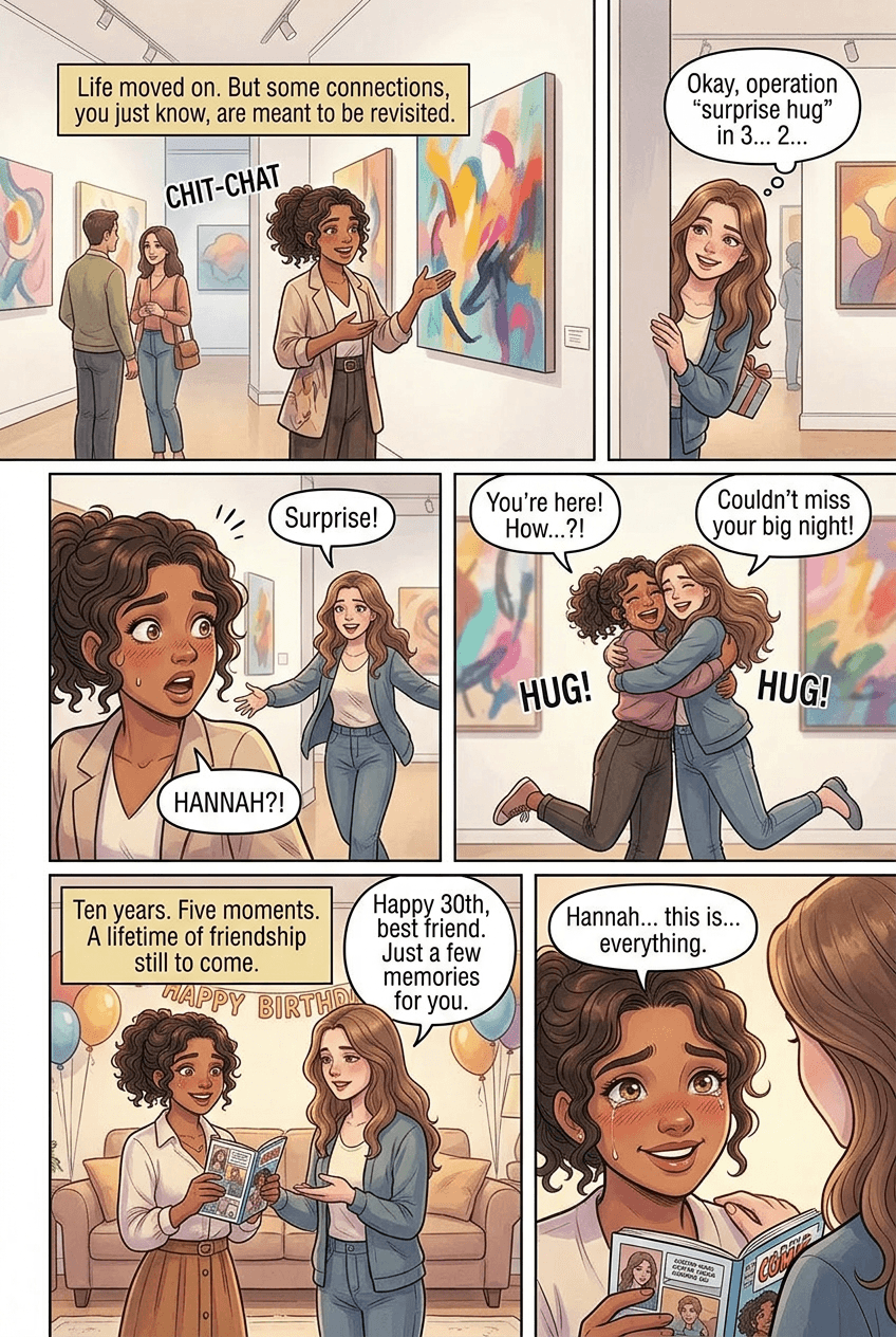 Ten Years of Friendship, page 5 of 5, Slice of Life style