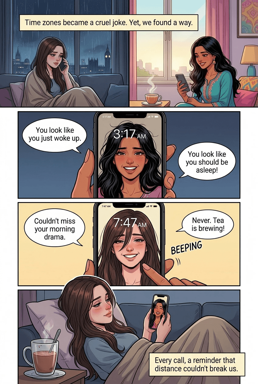 Across the Ocean, page 2 of 5, Manhwa style