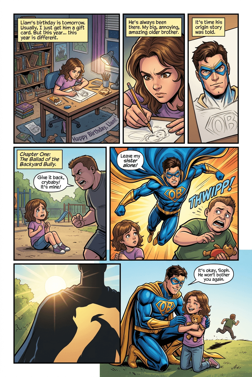 My Annoying Hero, page 1 of 5, Superhero style