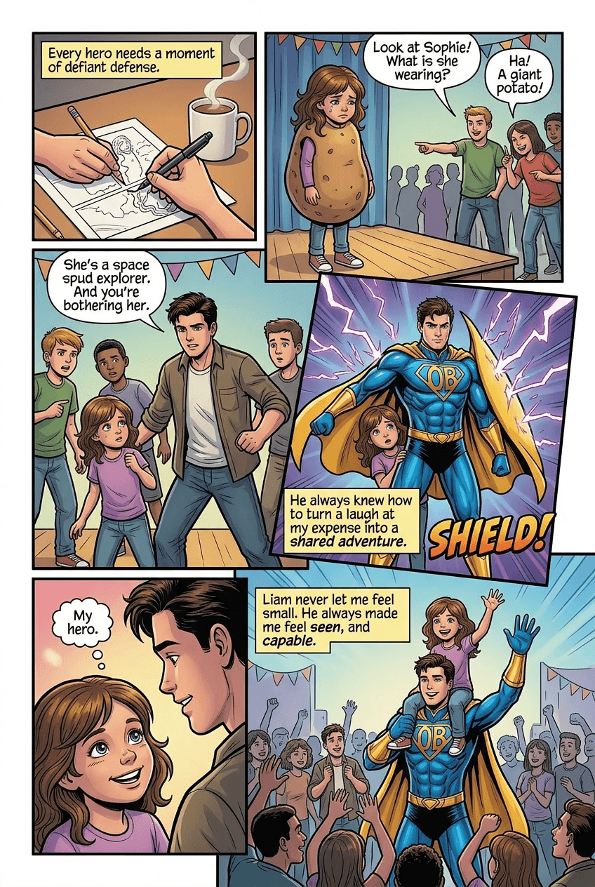 My Annoying Hero, page 3 of 5, Superhero style