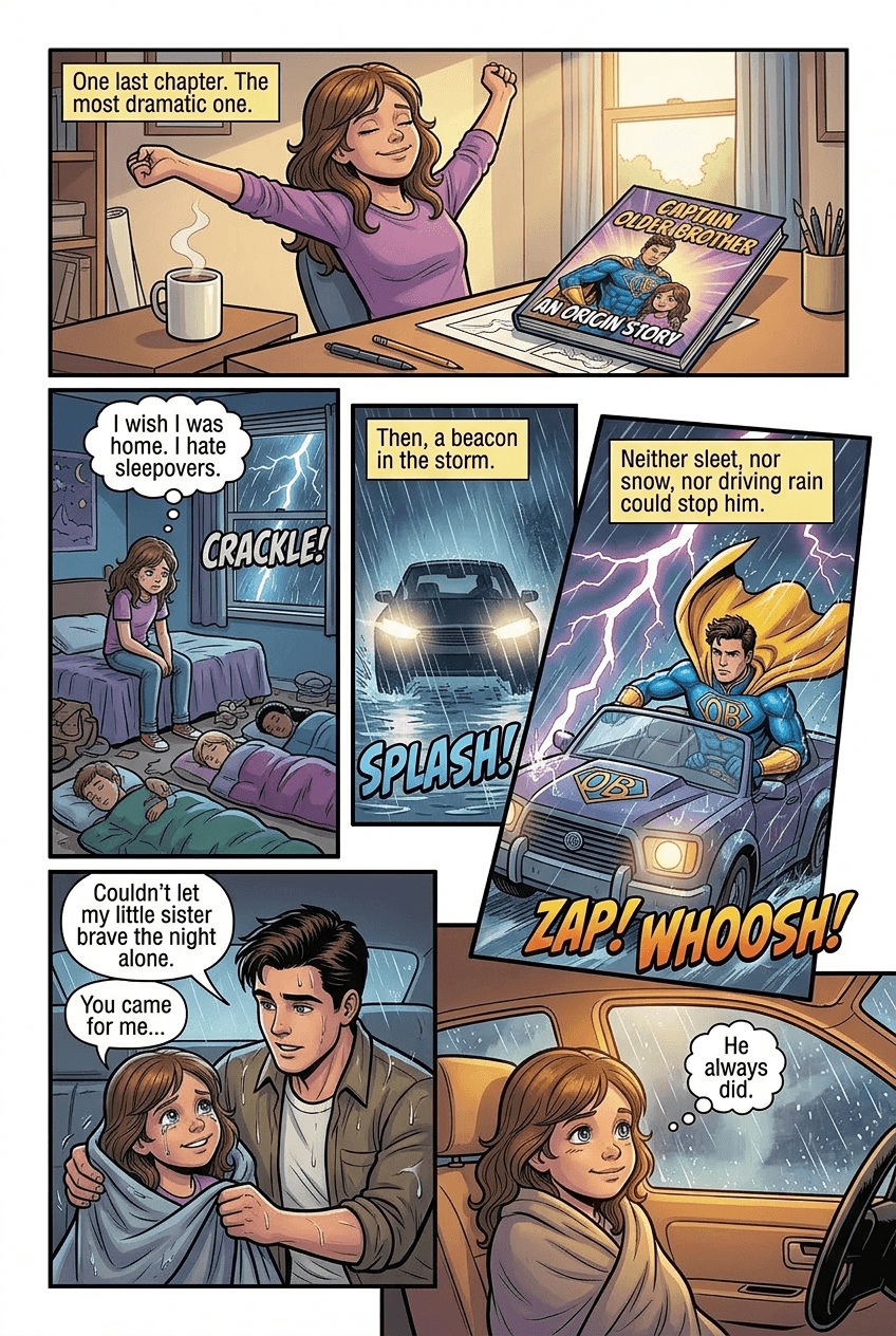 My Annoying Hero, page 4 of 5, Superhero style