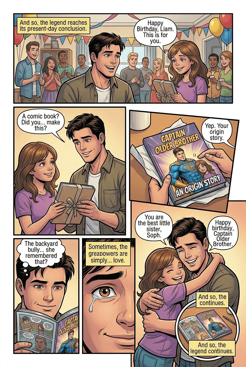 My Annoying Hero, page 5 of 5, Superhero style