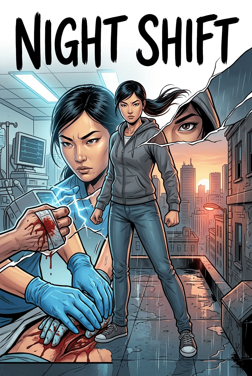 Night Shift, a 10-page comic made with Comikaze