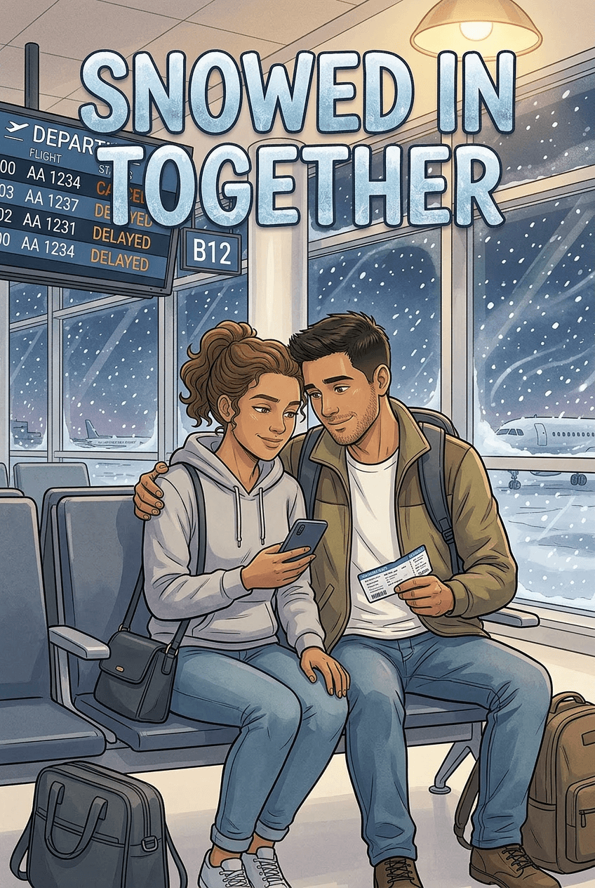Snowed In Together, a 5-page comic made with Comikaze