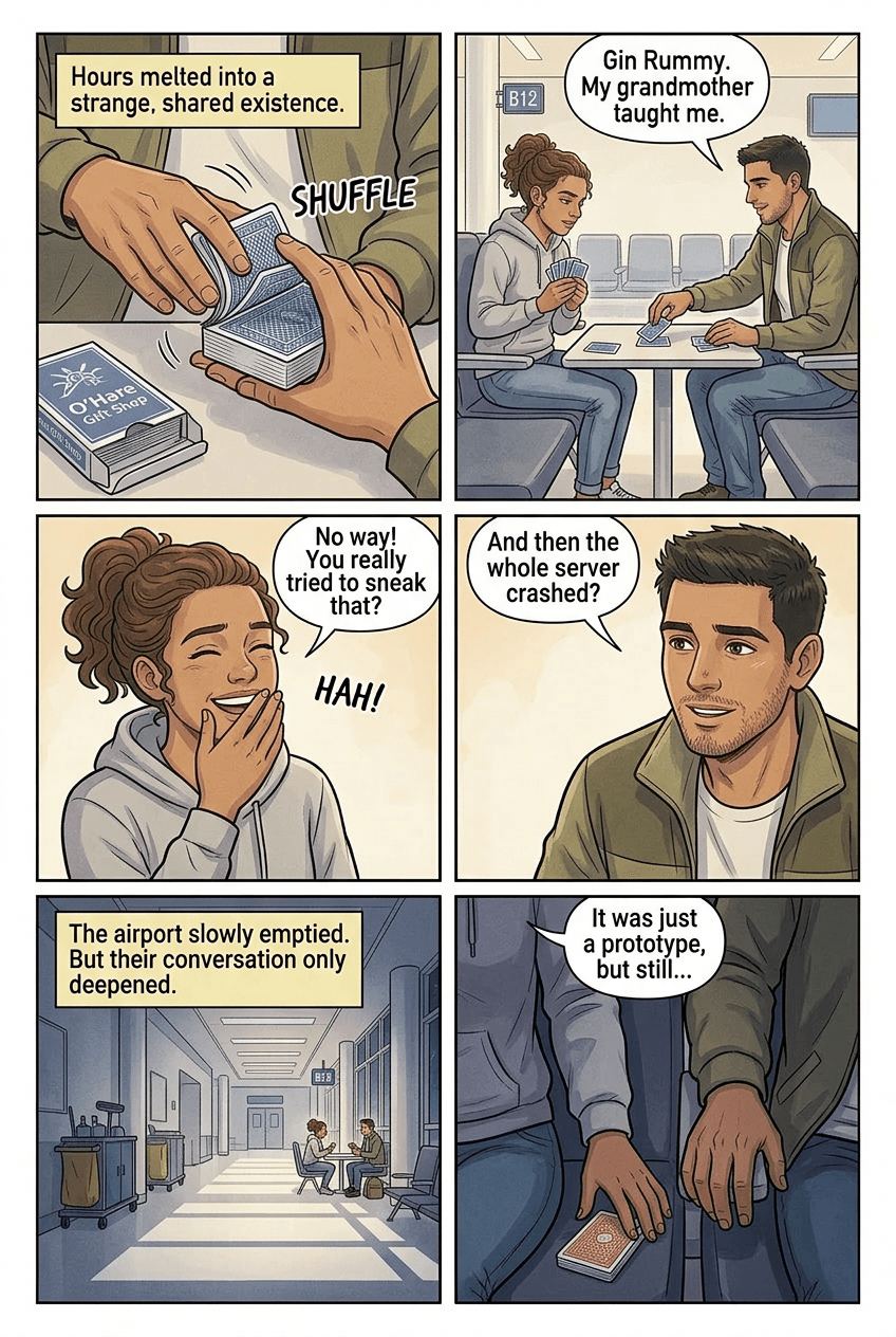 Snowed In Together, page 3 of 5, Slice of Life style