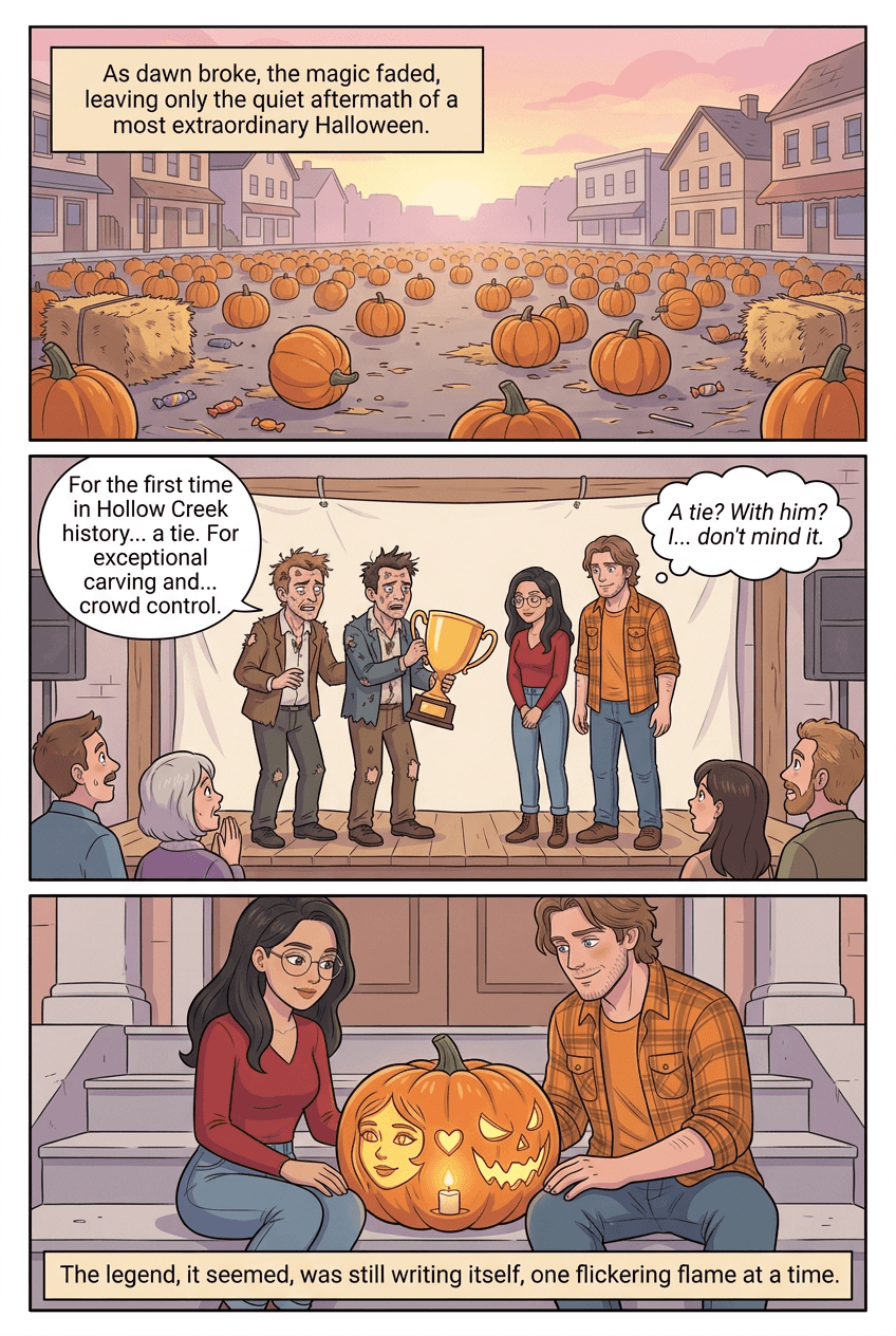 Carved, page 5 of 5, Webtoon style