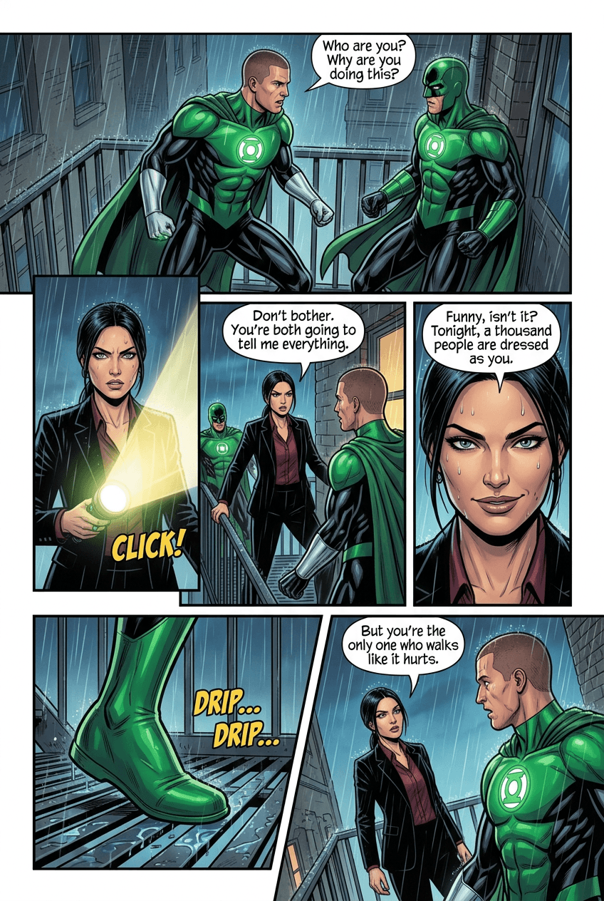 Costume Night, page 3 of 6, Superhero style