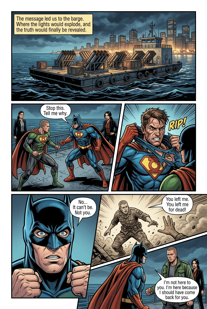 Costume Night, page 5 of 6, Superhero style