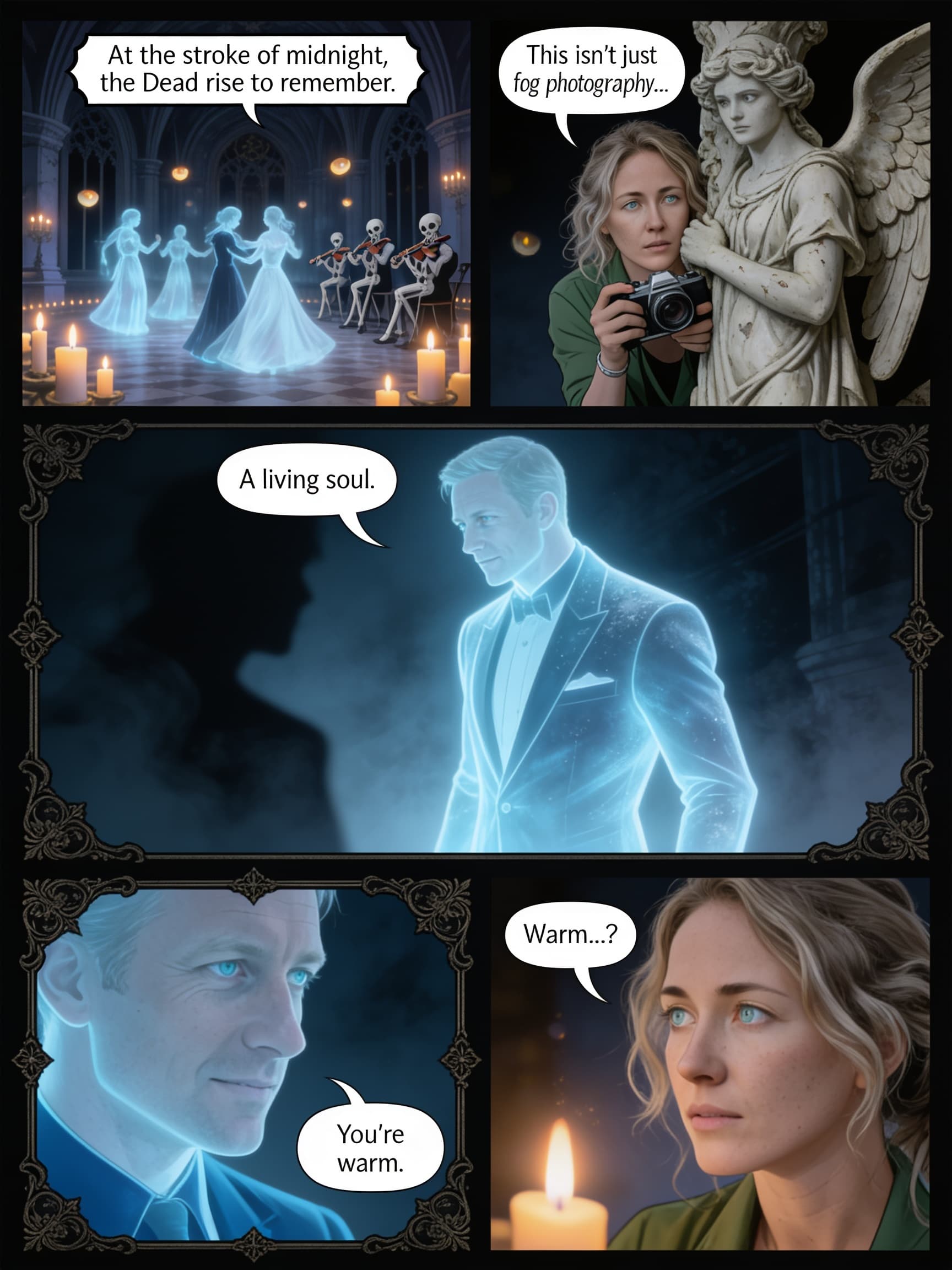 Dance of the Dead, page 2 of 6, Velvet Gothic style
