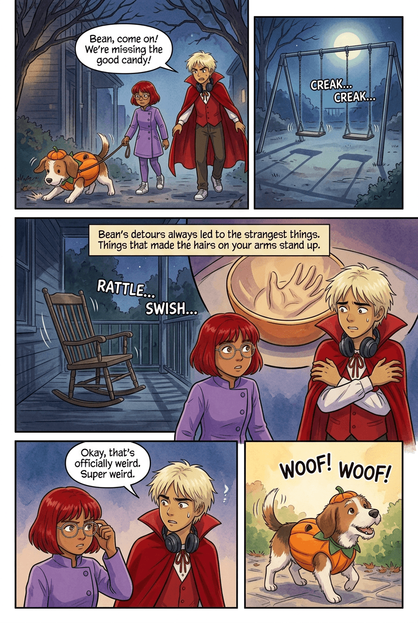 The Dog Who Sees Ghosts, page 2 of 5, Anime Film style