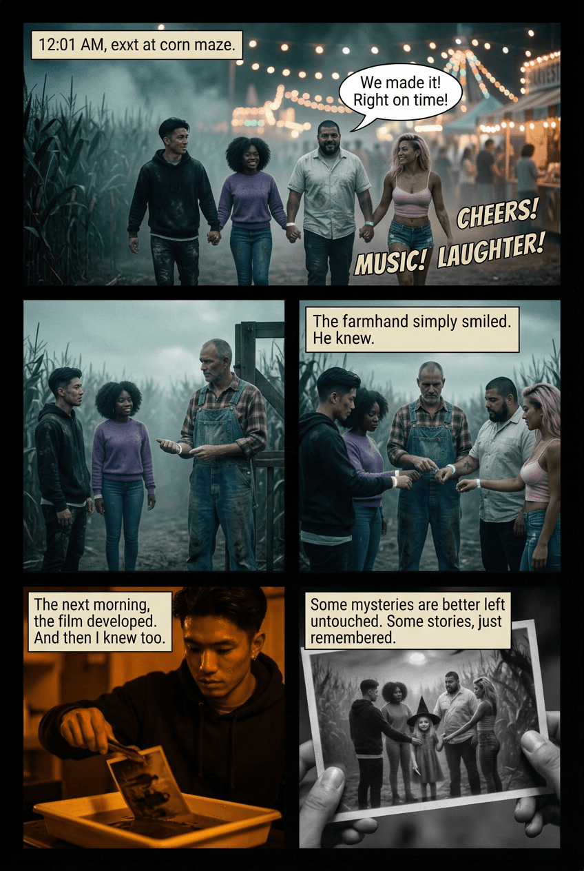 The Maze at Hollow Farm, page 6 of 6, Fright Reel style