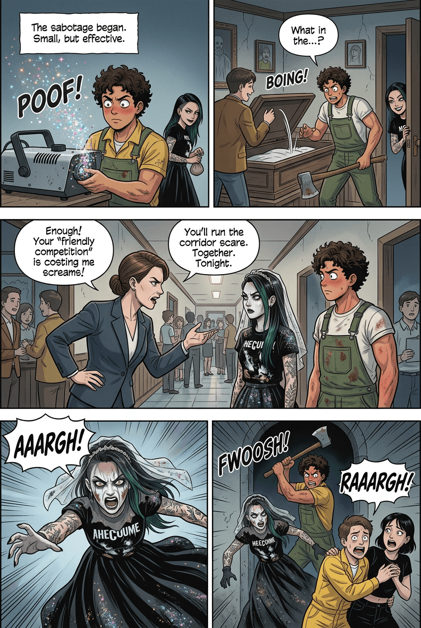 Scare Actors, page 2 of 5, Manhwa style