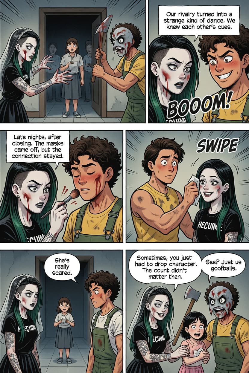 Scare Actors, page 3 of 5, Manhwa style