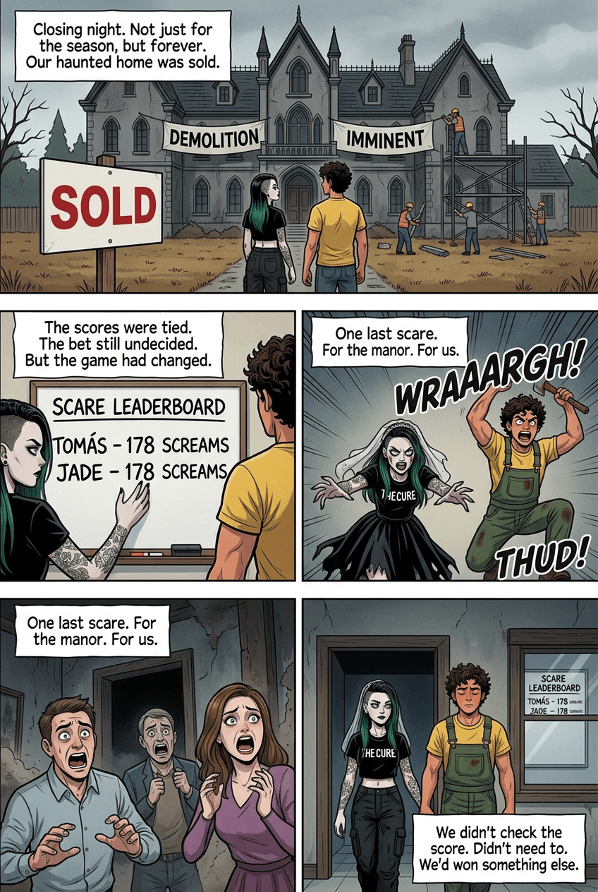 Scare Actors, page 4 of 5, Manhwa style
